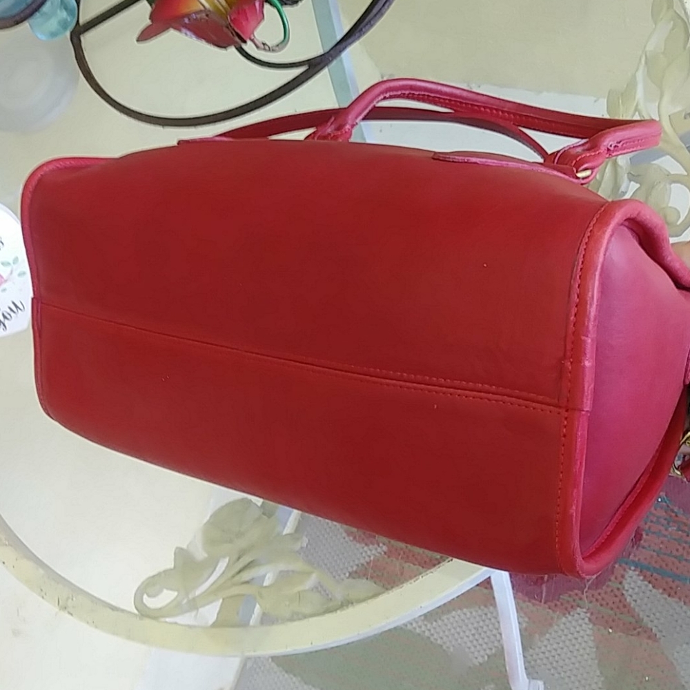 NYC VINTAGE 80's COACH LARGE MADISON SATCHEL BAG - Picture 9 of 17